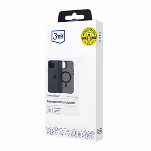 3mk Dūmu MagCase ar MagSafe iPhone 15 Plus - daļēji caurspīdīgs