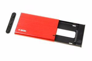 iBox HD-05 HDD/SSD korpuss sarkans 2,5"