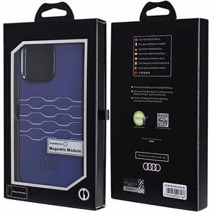 Audi IML MagSafe viedtālruņa apvalks iPhone 15 Pro Max - zils