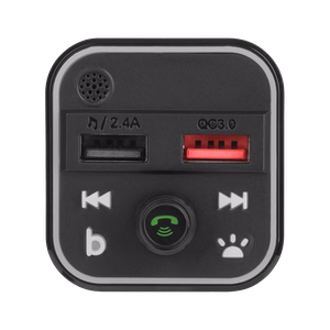 Automašīnas Bluetooth FM raidītājs ar 2 USB portiem
