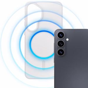 3mk Smoke MagCase balts – tālruņa vāciņš modelim Samsung Galaxy S26