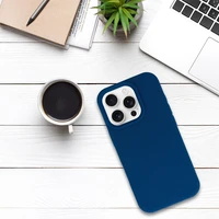 Tel Protect silikona viedtālruņa apvalks Iphone 16 Pro tumši zils