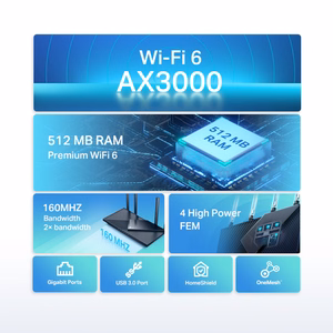 TP-Link Archer AX55 AX3000 divjoslu Wi-Fi 6 maršrutētājs