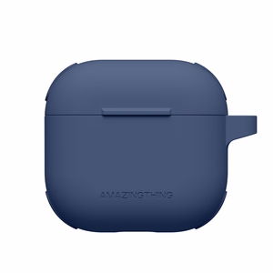 AmazingThing Omni korpuss ausu austiņām AirPods 4 – tumši zilais