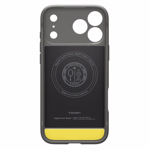 Spigen Rugged Armor MagSafe maciņš iPhone 17 Pro / 18 Pro, pelēks