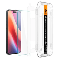Spigen Glas.tR EZ Fit rūdītais aizsargstikls iPhone 15 / 16