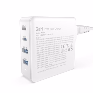 Lādētājs Dudao A100EU Balts 100W (2xPD / 2xQC3.0)