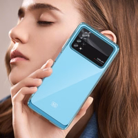 Outer Space Case viedtālruņa apvalks Xiaomi Poco X4 Pro 5G ar elastīgu rāmi melns