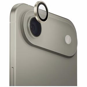 Uniq Optix alumīnija kameras objektīva aizsargs iPhone Air ar aplikatoru - zelta krāsā