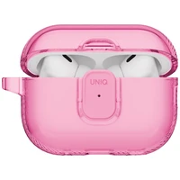 Uniq Glase Pro macins AirPods Pro 3 Lock macins - caurspidigs roza