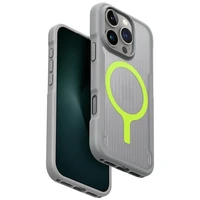 Uniq Combat Active Magclick uzlādes apvalks iPhone 16 Pro - pelēks