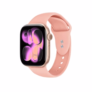 Crong Liquid siksniņa Apple Watch 38 / 40 / 41 / 42 mm, laša rozā