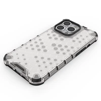Honeycomb Case bruņu vāks ar TPU buferi iPhone 13 Pro zils