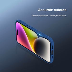 Nillkin CamShield Pro PC+TPU viedtālruņa apvalks Iphone 15 Plus melns