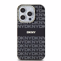 DKNY IML Mono un Svītras MagSafe apvalks viedtālrunim iPhone 14 Pro Max - melns