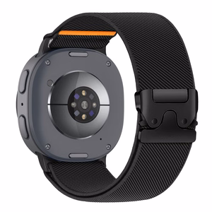 Tech-Protect Nylon Clasp siksniņa modelim Samsung Galaxy Watch 40/44/46 mm – melna