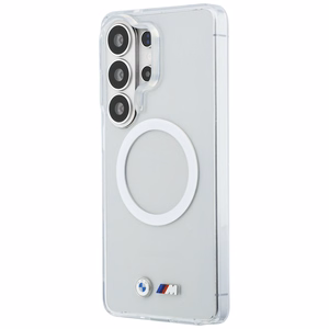 BMW IML Shockproof Metal Logo MagSafe maciņš priekš Samsung Galaxy S26 Ultra caurspīdīgs