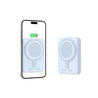 Tech-Protect LifeMag PB11 portatīvais lādētājs ar MagSafe 10000mAh 15W USB-C portu - zila + USB-C kabelis