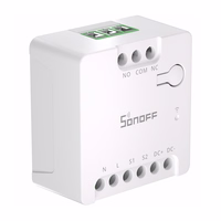 SONOFF MINI-D viedais WiFi Matter slēdzis (AC/DC 12-48V, sausais kontakts)