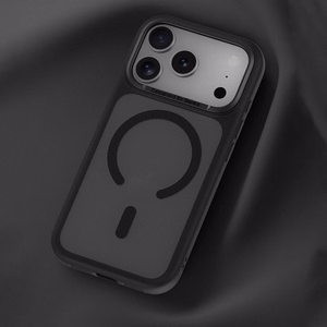 Benks Magnetic Mist maciņš ar metāla rāmi (A070) iPhone 17 Pro Max pelēks (Camera Control poga)