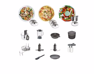 Kenwood FDM72.990SS virtuves kombains 3 L nerūsējošais tērauds iebūvēti svari