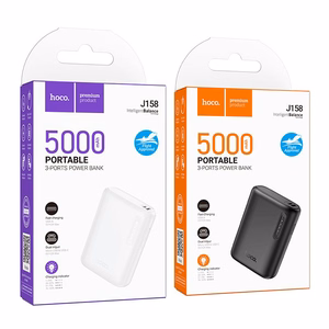 Powerbank Hoco 5000 mAh 2A J158 melns