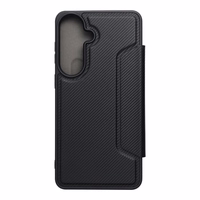 RAZOR grāmatas tipa viedtālruņa apvalks SAMSUNG S26 Edge, melns