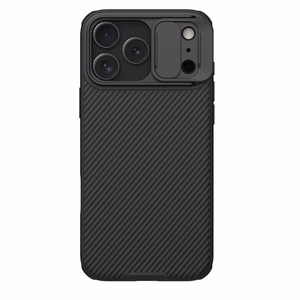 Nillkin CamShield Pro Magnētiskais viedtālruņa apvalks saderīgs ar MagSafe iPhone 17 Pro Max - melns