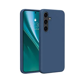 Etteri Silicone Mag case for Samsung Galaxy S25 Edge dark blue