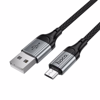 Kabelis USB A uz Micro USB Hoco 2,4A 1,5 m X121 melns