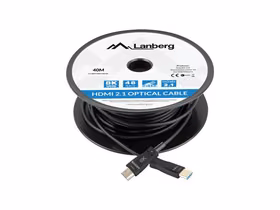 Lanberg HDMI kabelis M/M V2.1 40m 8K optiskais AOC