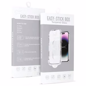 Full Glue Easy-Stick Box rūdīts stikls iPhone XS Max, melns