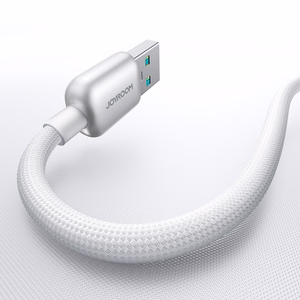 USB kabelis Joyroom S-A55 USB-A uz Lightning 3A 1,2 m, balts
