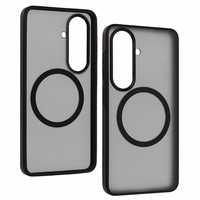 Liavec Soft Maciņš Metal Frame for Samsung Galaxy S26 Plus melns