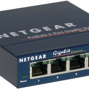 Netgear GS105 – nepārvaldāms gigabitu Ethernet komutators, zils