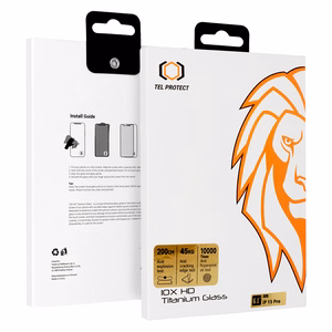 Rūdītais stikls Tel Protect 10X HD titāna Iphone 15