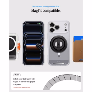 Spigen Ultra Hybrid MagSafe maciņš iPhone 18 Pro Max / 17 Pro Max, sudrabains
