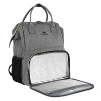 Laptop Backpack / Lunch Bag 15.6'' Matein 1368 USB Pelēks