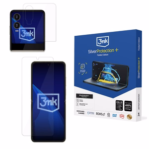3mk SilverProtection+ Folded Edition – tālruņa ekrāna aizsargs modelim Tecno Phantom V Flip2