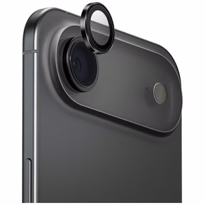 Uniq Optix alumīnija kameras lēcas aizsargs iPhone 17 Air ar aplikatoru - melna