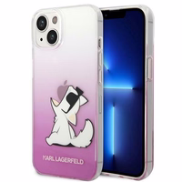 Viedtālruņa apvalks Karl Lagerfeld KLHCP14MCFNRCPI iPhone 14 Plus 6.7\" rozā / rozā Choupette Fun