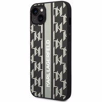 Karl Lagerfeld KLHCP14MPGKLSKG iPhone 14 Plus 6.7 "cietais apvalks pelēks / pelēks Monogrammas Svītra