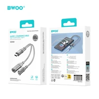 BWOO 2 in 1 Adapter Lightning / Type C to 3.5MM Jack BZ67