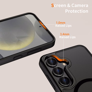 Tech-Protect MagMat Magnētiskais viedtālruņa apvalks Samsung Galaxy S25 - Melns