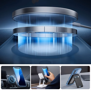 ESR Classic Pro Komplekts Halolock Magnētiskais viedtālruņa apvalks iPhone 16 - Zils