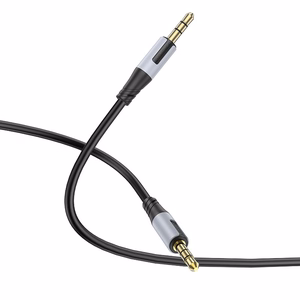 Borofone kabelis AUX BL19 Creator - jack 3,5mm uz jack 3,5mm - 1 metrs melns