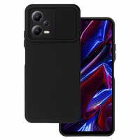 Camshield Soft viedtālruņa apvalks Xiaomi Redmi Note 12 5G/Poco X5 melns