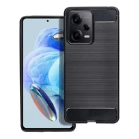 CARBON viedtālruņa apvalks XIAOMI Redmi Note 12 Pro 5G melns