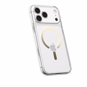 Spigen Ultra Hybrid Magnētiskais viedtālruņa apvalks iPhone 17 Pro Max - caurspīdīgs zelta