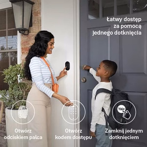 Yale 05/303000/BL Smart Keypad 2 – ciparu tastatūra ar pirkstu nospiedumu lasitāju, melna